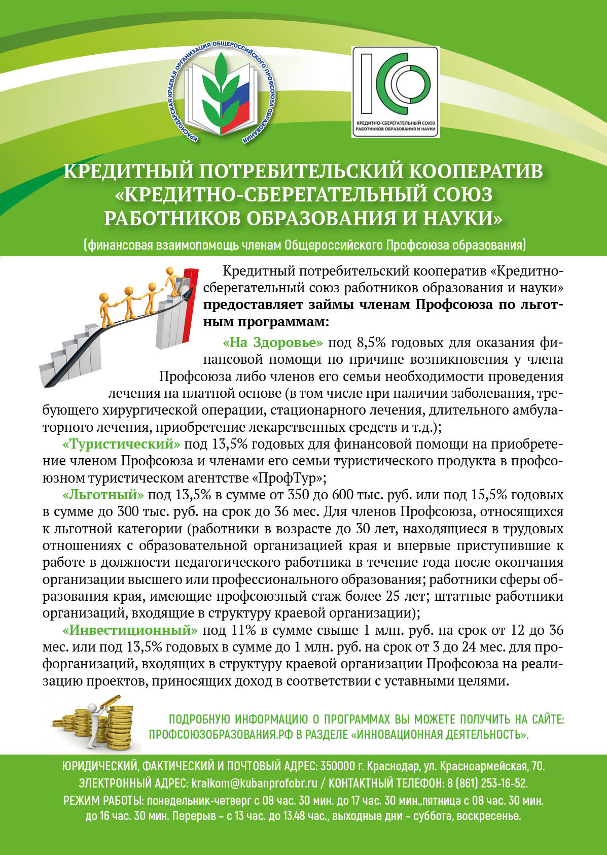 Кредитный потребительский кооператив "Кредитно-сберегательный союз ...
